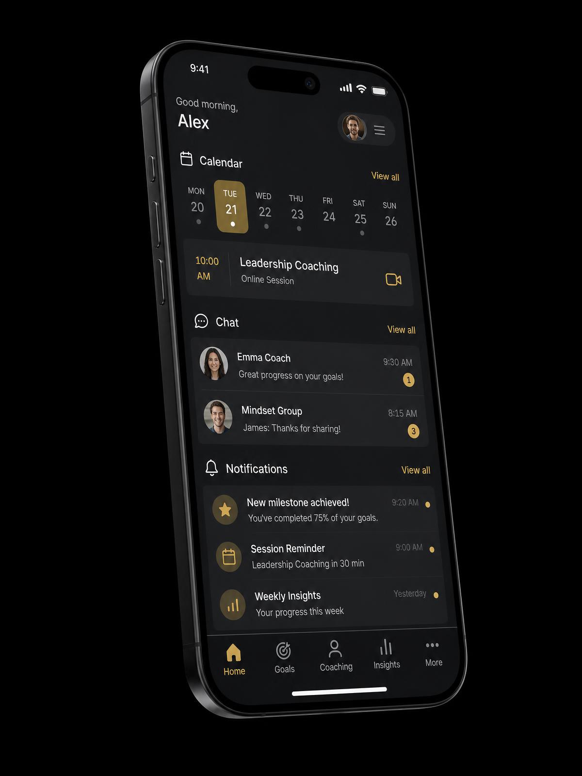 4COACH Mobile App